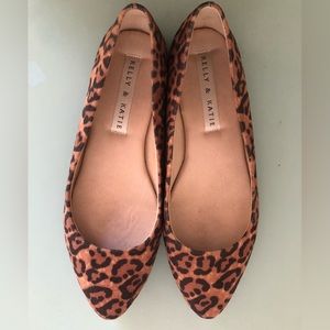 Kelly & Katie leopard flats.